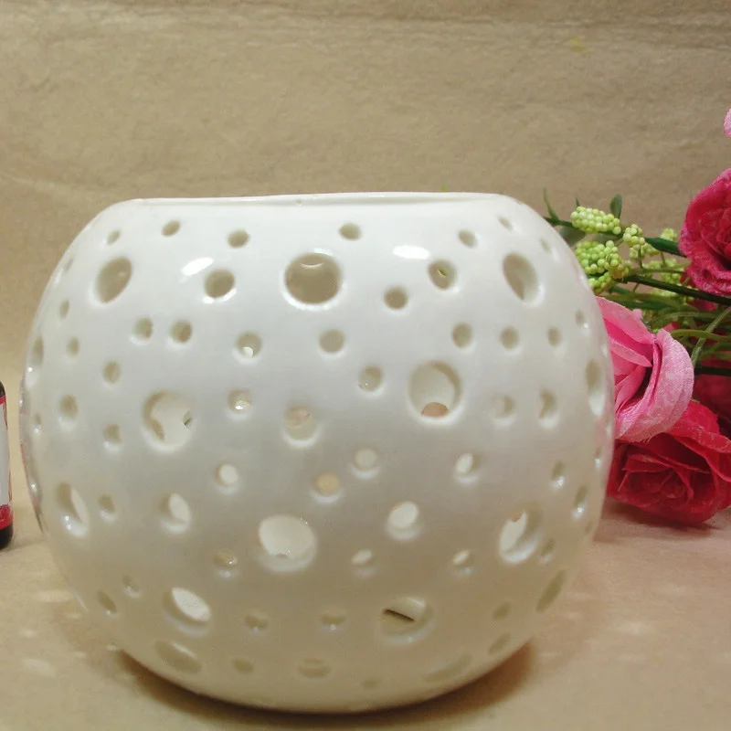 Hot Selling Aroma Porcelain Fragrance Ceramic Essential Wholesale Oil Burner For Tealight Candle