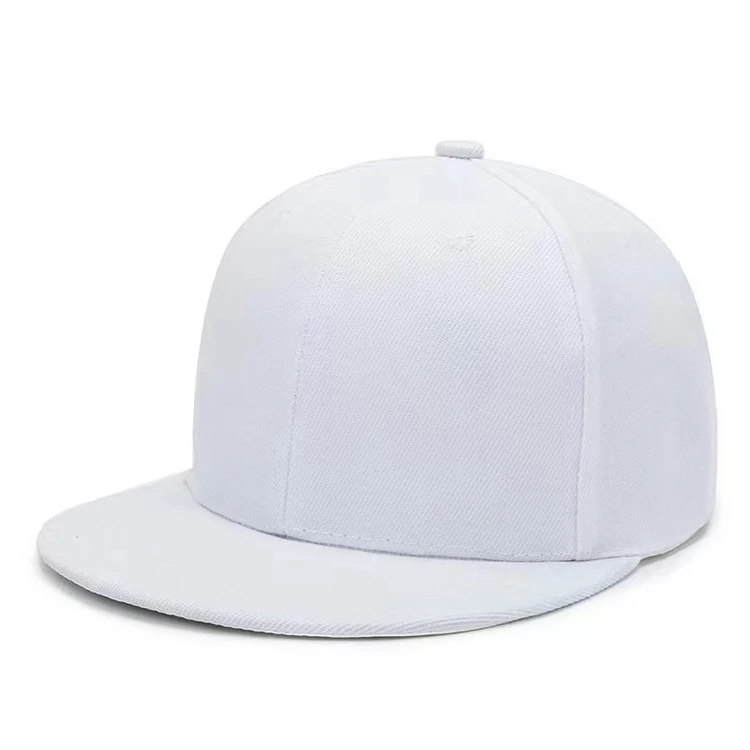 Plain Blank Snapback Baseball Cap 3D Embroidery Custom Logo 6 Panel Adjustable Snapback Caps Sport Hats