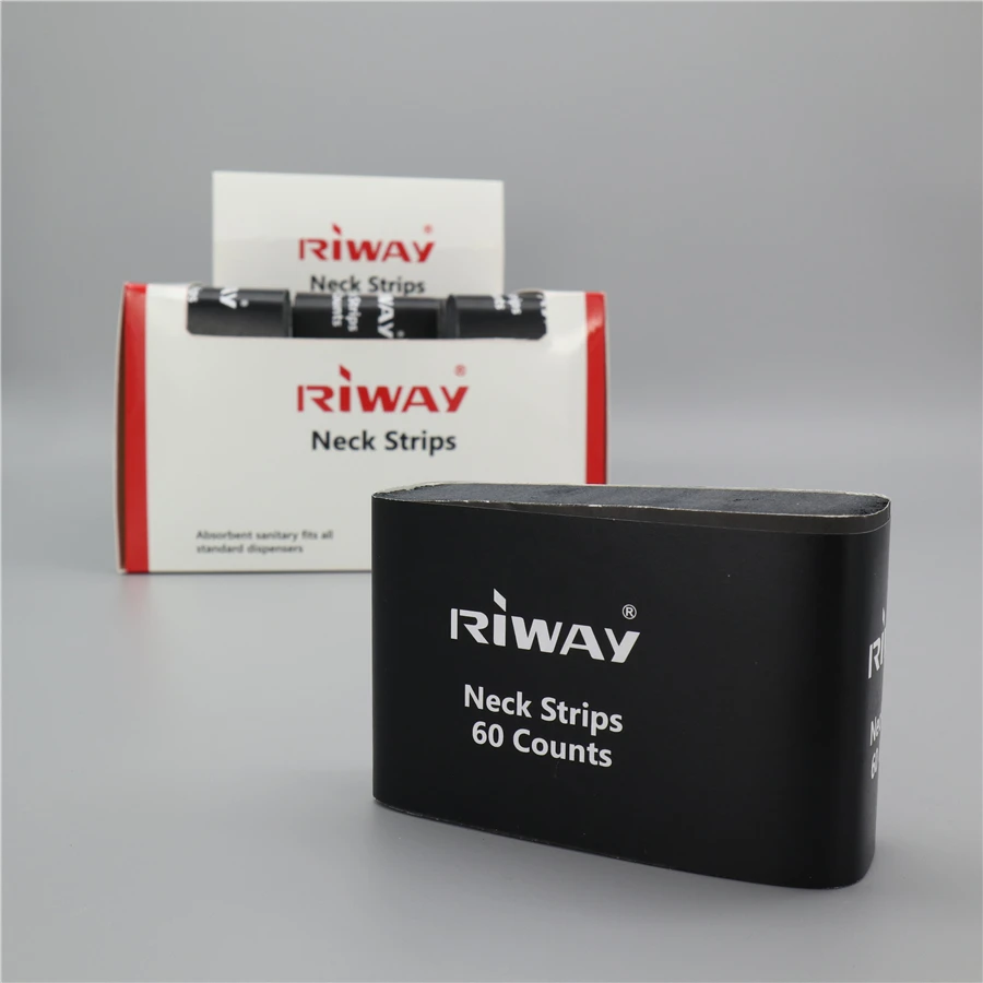 2025 Disposable Black Neck Strips For Hair Salon
