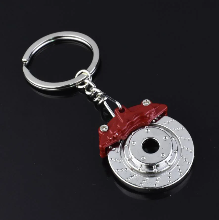 Brake Disc Motor Keychain Mental Key Chain car Keyring for R BMW M Sline AMG