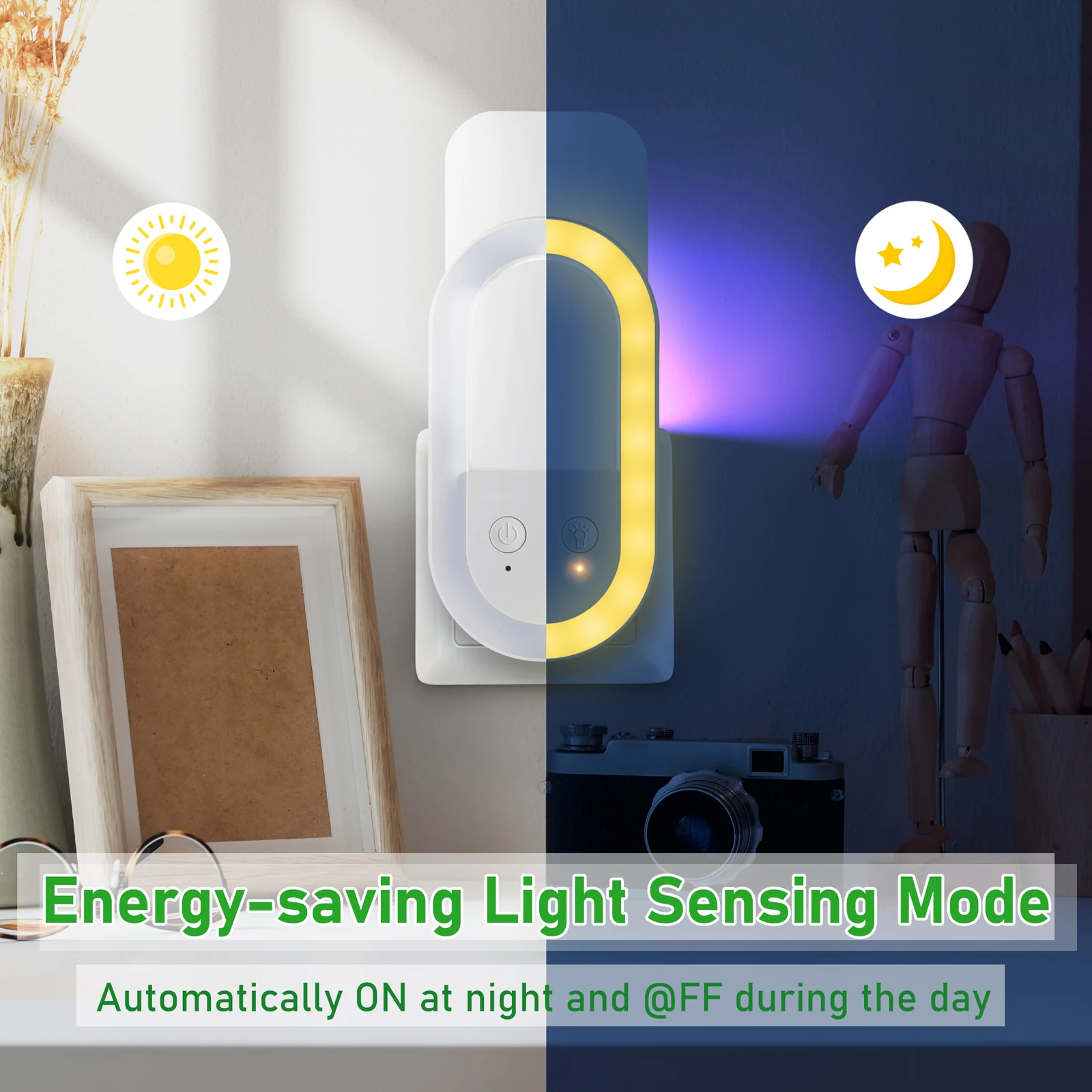 Sticky Board UV Light Fruit Flies Mosquitoes Gnat Catcher Fly Traps Plug In