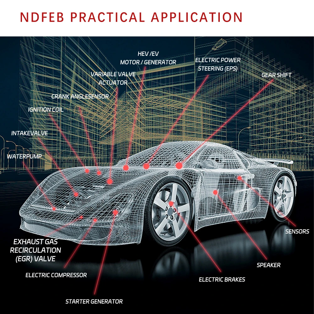 KEXING Custom size Y30,Y35 Ferrite magnet with high quality magnetic hard material ferrite