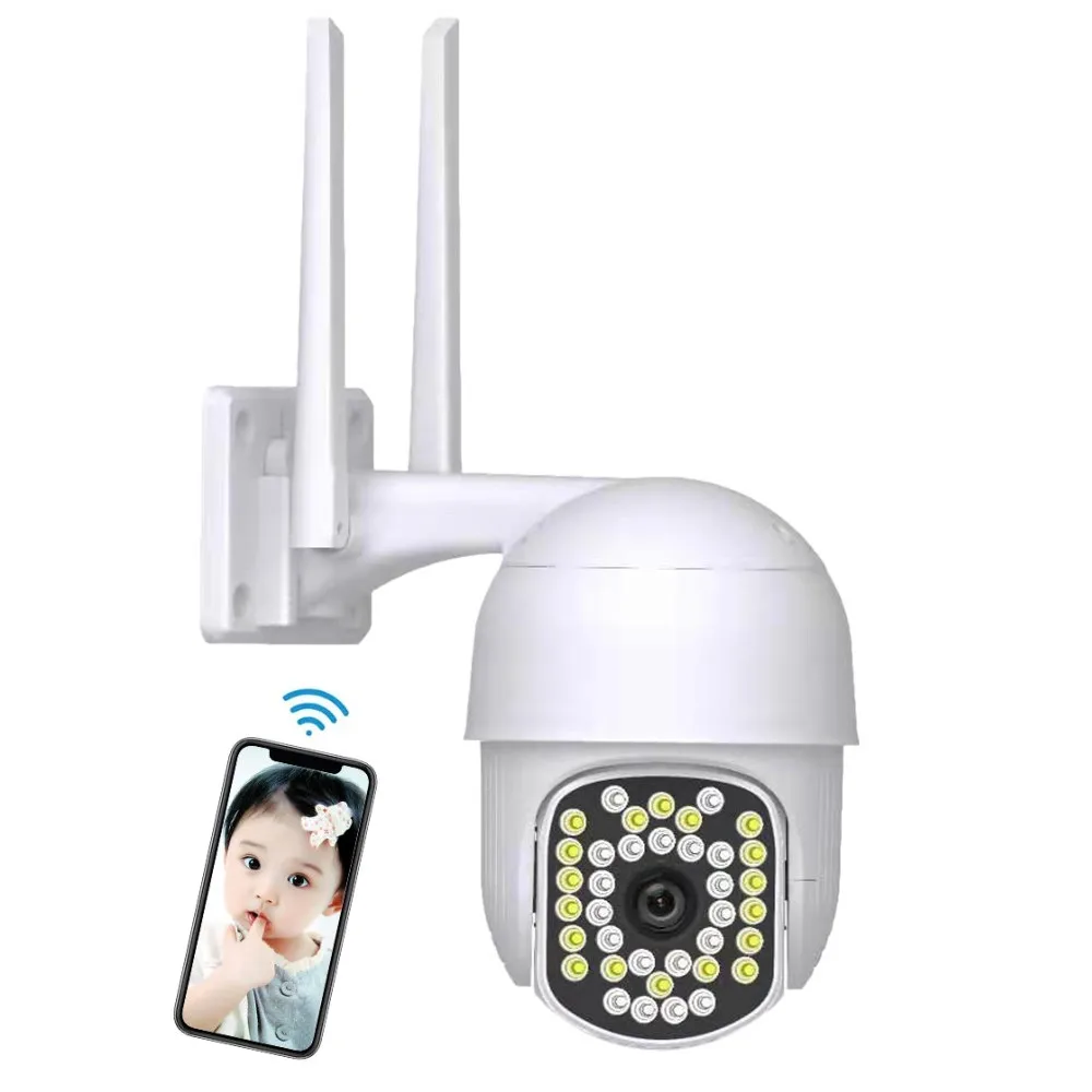 JXJ горячая Распродажа Wifi умная беспроводная камера видеонаблюдения 2.0MP HD наружная Ptz Wifi мини-камера слежения детская Ip кроватка монитор