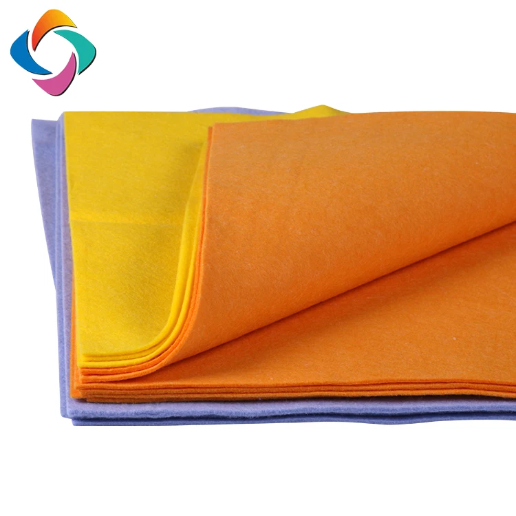 Household Color Dish Cloths Machine Washable Super Absorbent Drying Eco-Friendly Non-Woven Fabric Kitchen Cleaning Cloth