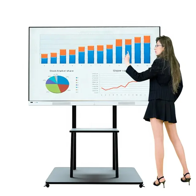 Factory OEM ODM Smart Bord Interactive Panel 75 Inches Digital Smart Interactive Board For School Teaching