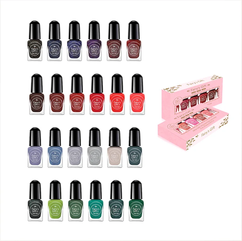 6bottles Per Box Eco-friendly Peelable nail polish set for Girls beauty makeup set Washable Nail Polish  Gel