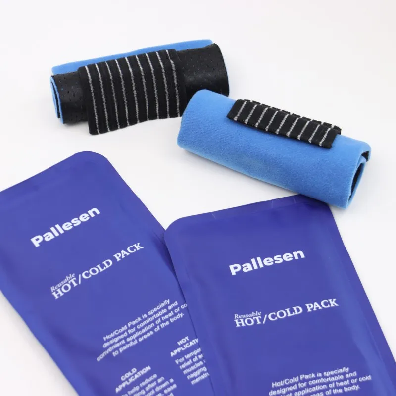 Ice Pack Reusable Hot and Cold Therapy Gel Wrap Support Injury Recovery Alleviate Joint and Muscle Pain Knee heat compress