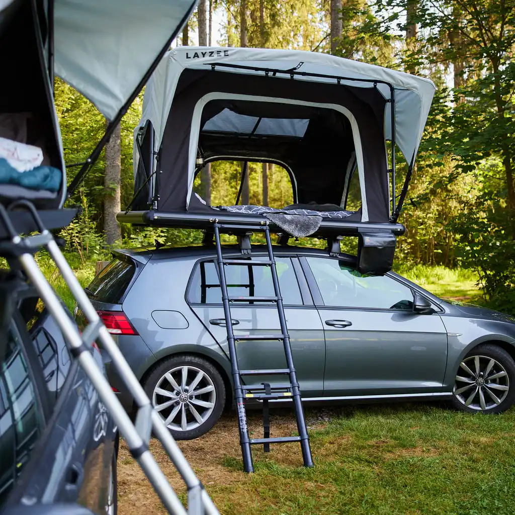 DIY Car Roof Tent Lightweight Camping Roof Tent Off-road  Tent 2-3 People Waterproof