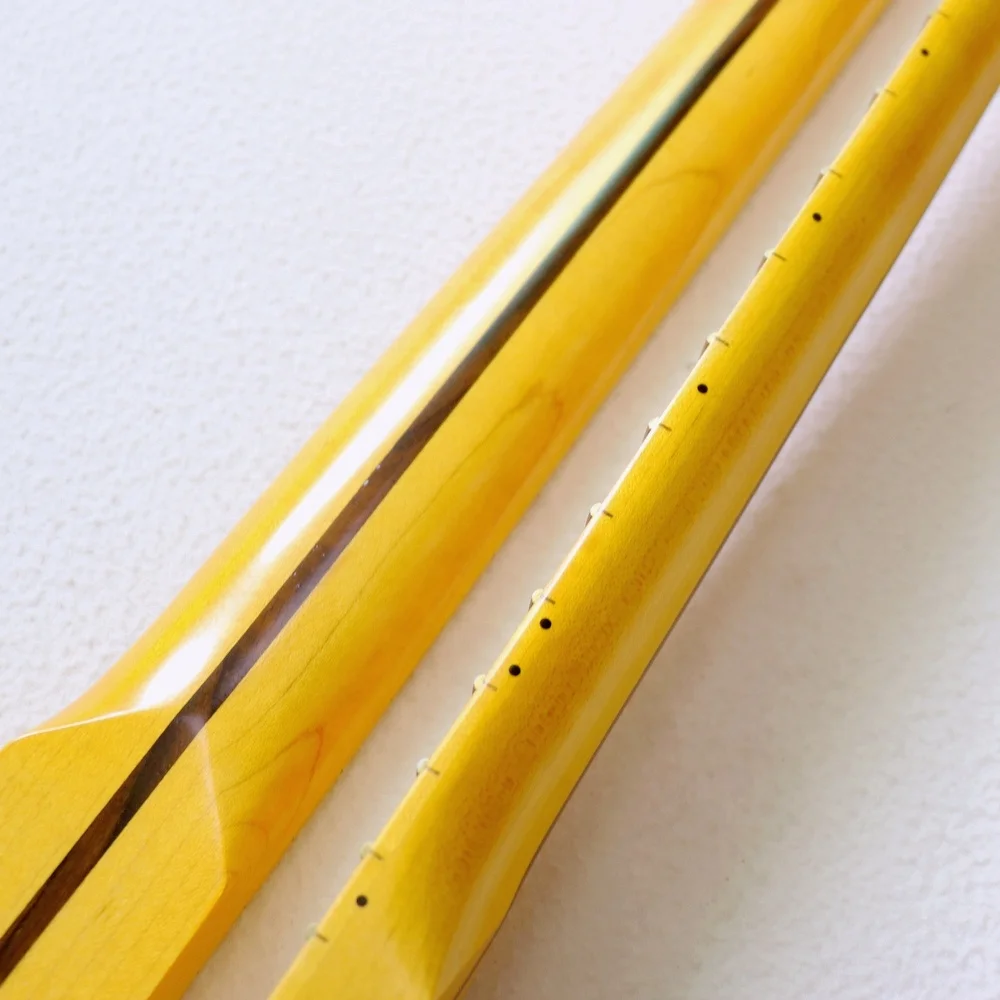 Donlis Nitro Finished Left Handed 22 fret TL Electric Guitar Necks With 43mm Bone nut Skunk Strip And Truss Rod Bushing