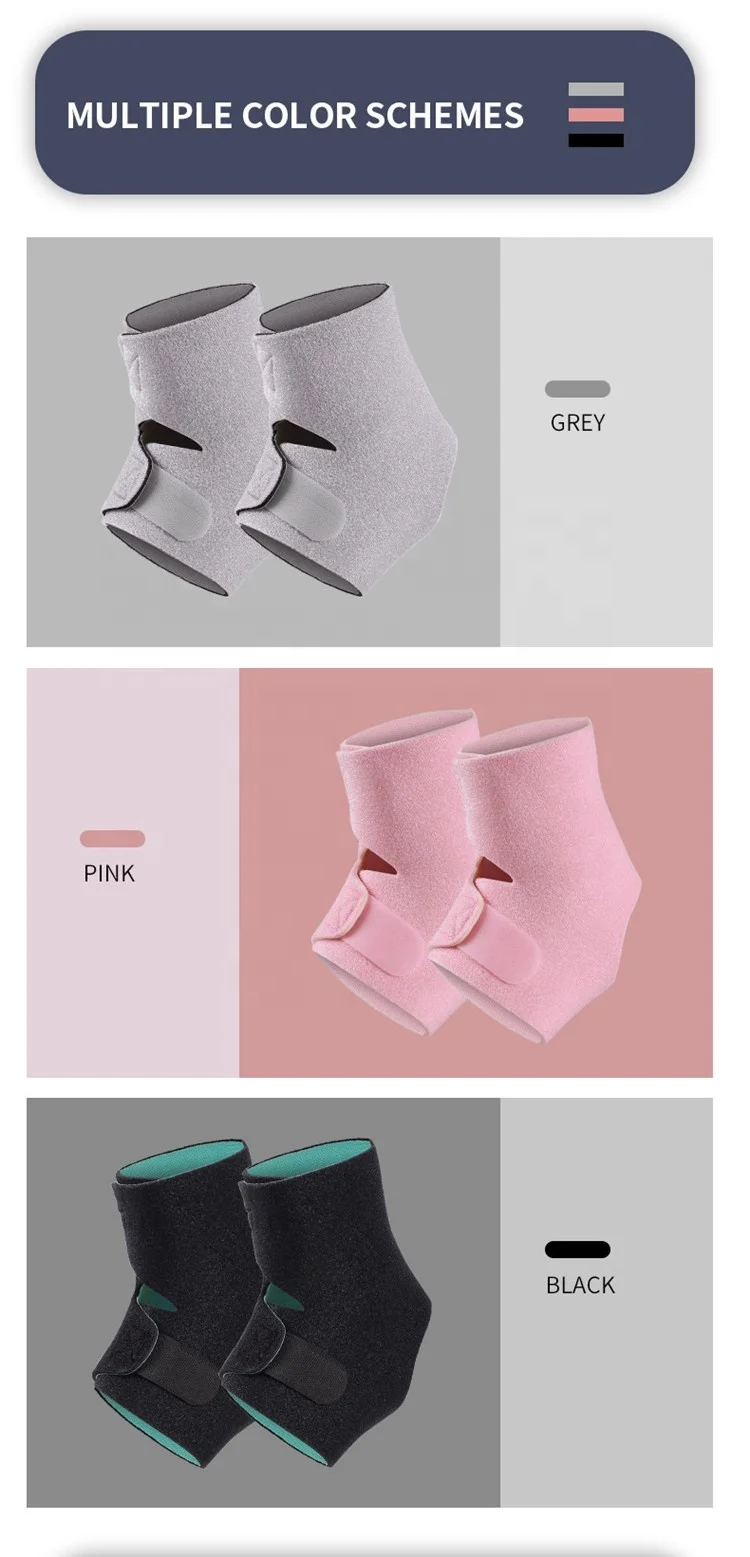 sports basketball copper compression ankle support sock brace pad straps sleeve correa de tobillo soporte para el tobillo