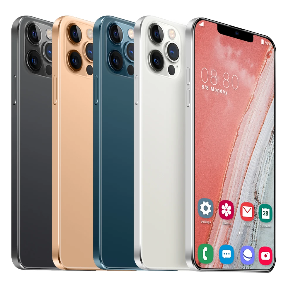 2021 Wholesale Unlock Cheap Price I12 Pro Max 6.7 Inch 12Gb + 512Gb Android Smartphone 10 Core 5G Smart Mobile Phone