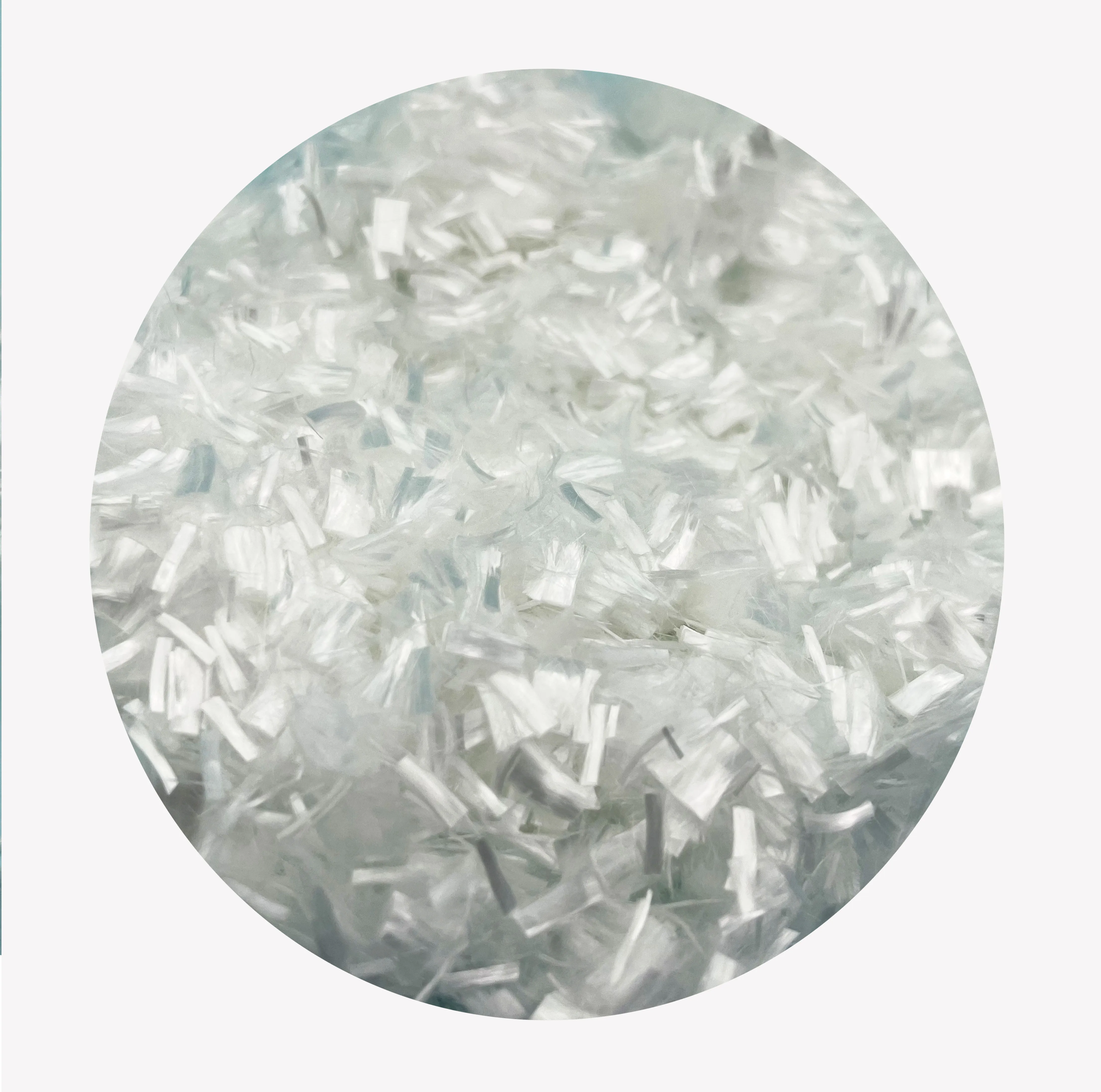 1.5Dx9mm/12mm lyocell short cut fiber for road soil concrete