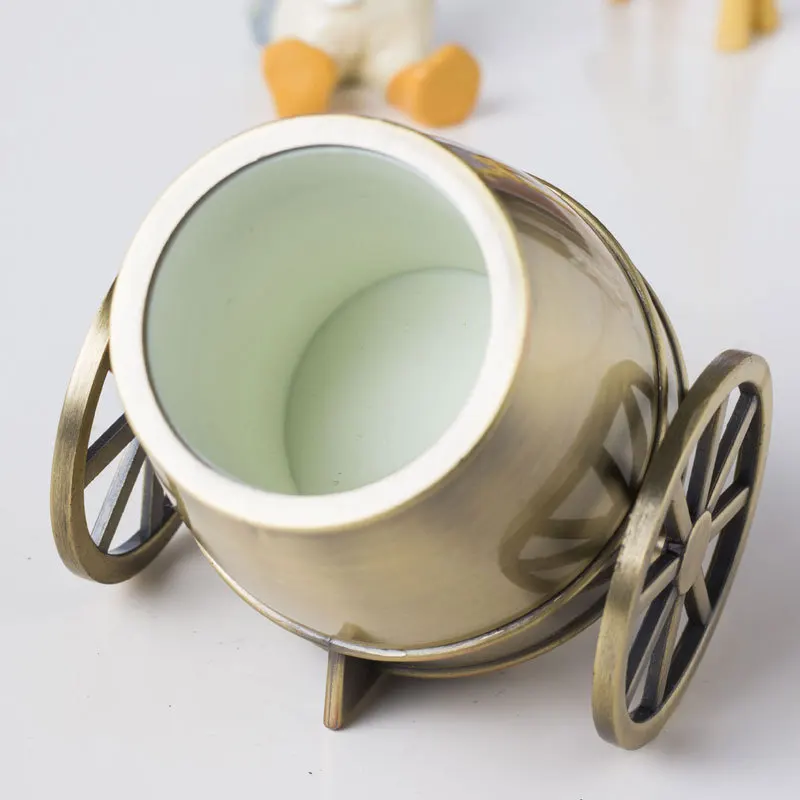 Металлическая домашняя креативная Ретро автоматическая коробка для зубочисток QIAN HU, банка для зубочисток, умный милый модный держатель для зубочисток