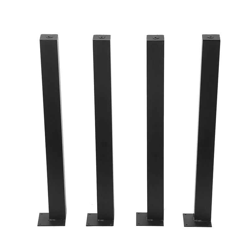 2 Pcs Furniture Legs Rustic Decory Double Triangle Shape Table Legs Heavy Duty Metal Desk Legs Diy Iron Bench VT-02.054