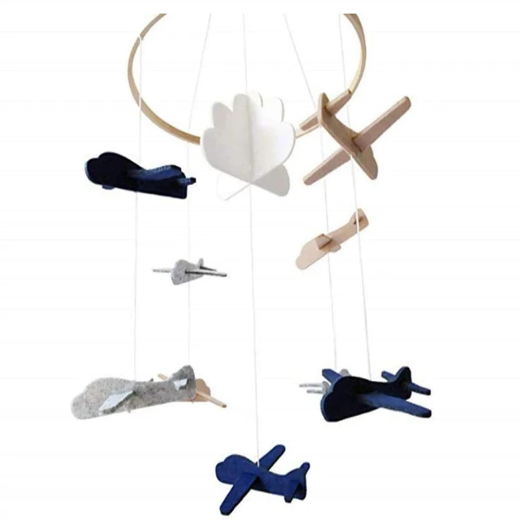 
Home decoration colorful felt crib hanging toy with muti-style 