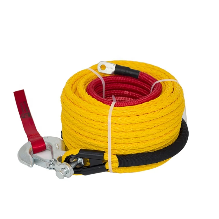 (BANNER ROPE)  3/8inchx100ft Winch Cable with Hook