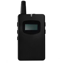Tourism digital UHF whisper tour guide radio receiver and transmitter for Italy visitors