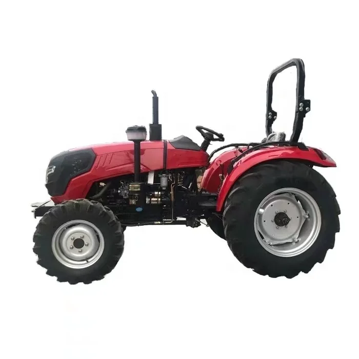 Most beautiful farm machinery 70hp agriculture 4wd mini tractor with front end loader and backhoe loader