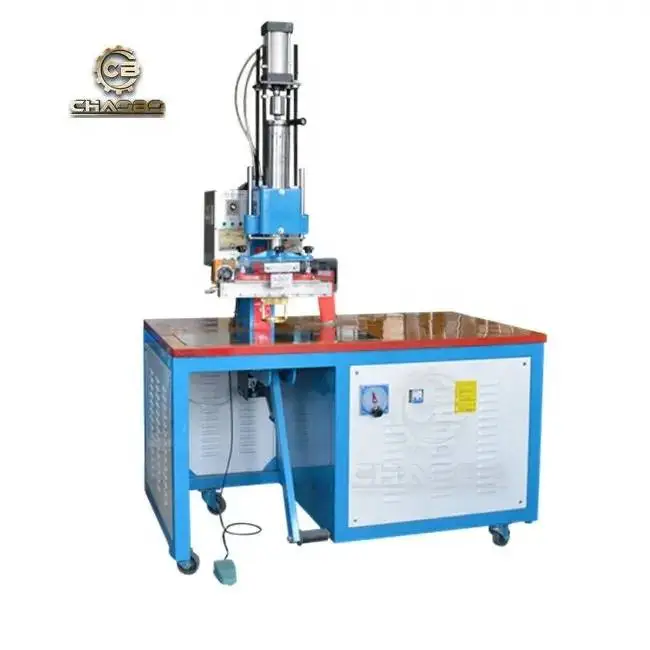 China Suppliers Double Head Hf 5kw PVC Tarps Rf High Frequency Awning Fabric Beach Chair Pvc Welding Machine