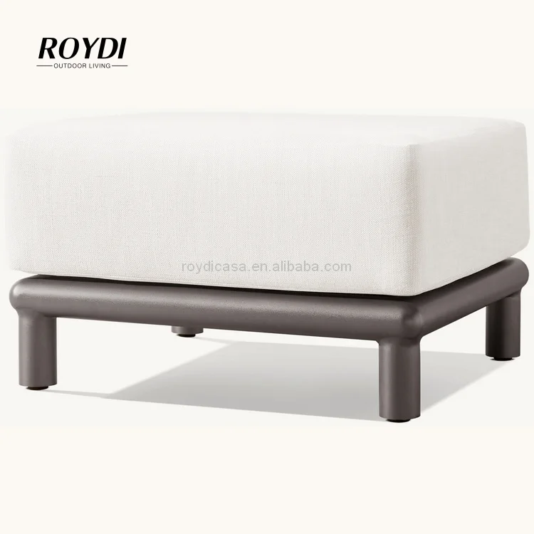 Roydi Outdoor Furniture Garden Small Foot Rest Ottoman Couch Foot Rest Hotel Furniture Stools Ottomans Small Footstool With Legs