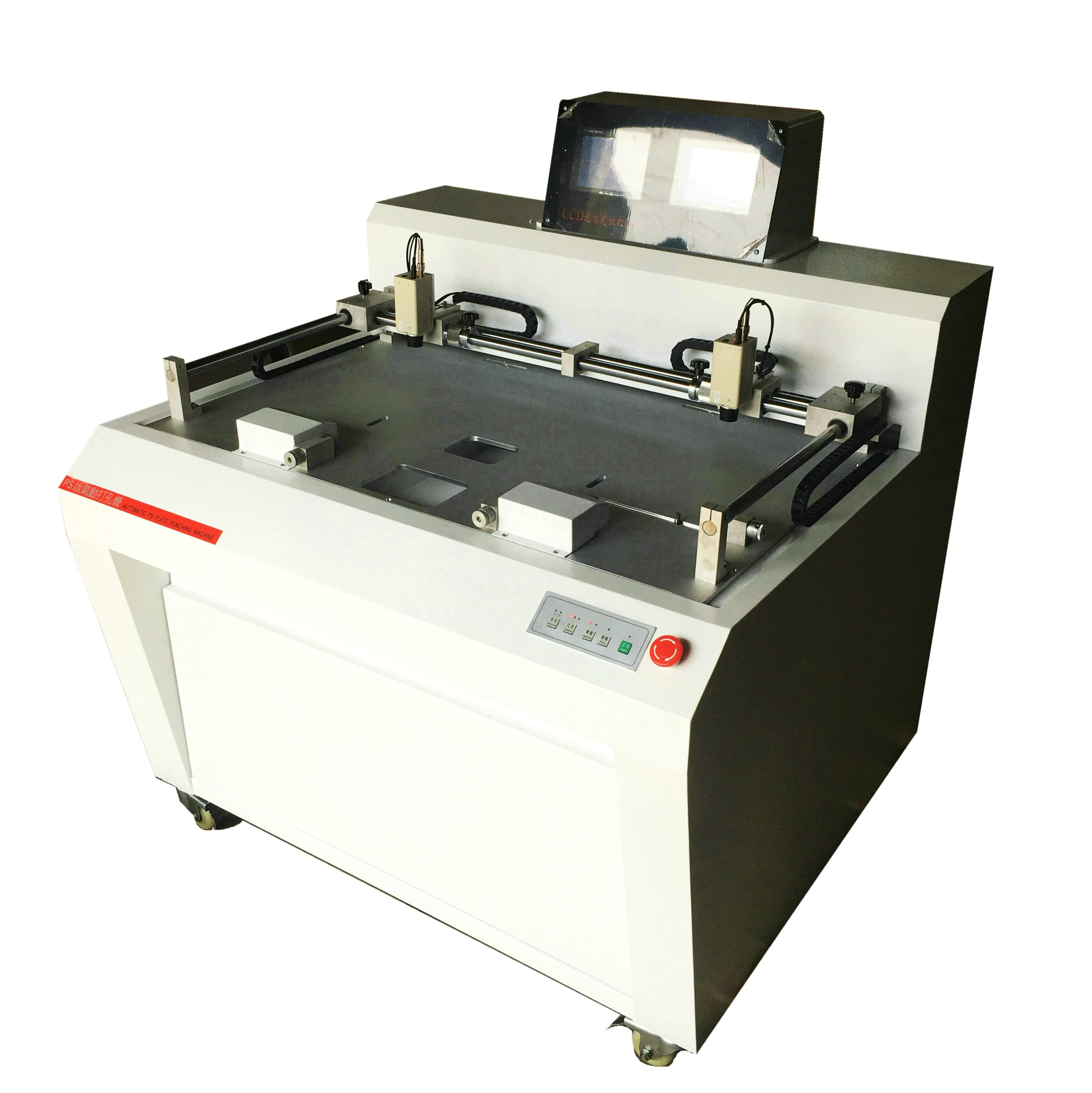 PS plate punching machine without side bend 1030X790MM CTP paired-line cross automatic reticle alignment pneumatic punch machine