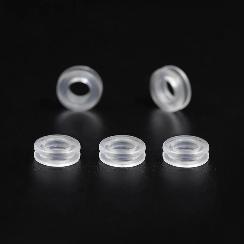 Wholesale Ear Clip Accessories Transparent O shape Anti-Pain Pad Hypoallergenic Food Grade Material Non-slip pad