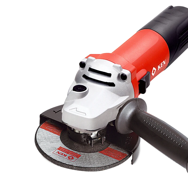 KEN 1100W 125mm Angle Grinder High-power Cutting Machine 125 Polishing Machine Metal Grinding and Polishing Machine 9125B
