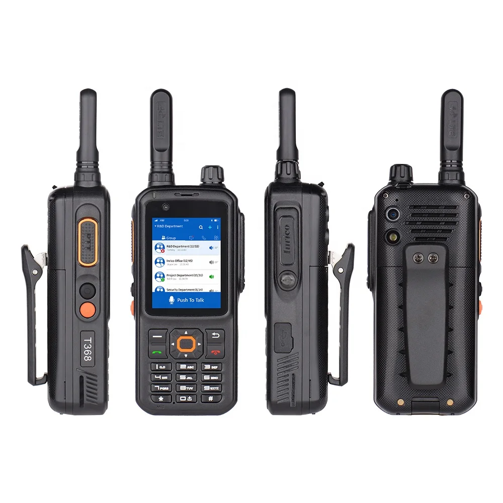 Inrico T368 4G LTE сетевое радио Беспроводная портативная рация real-ptt