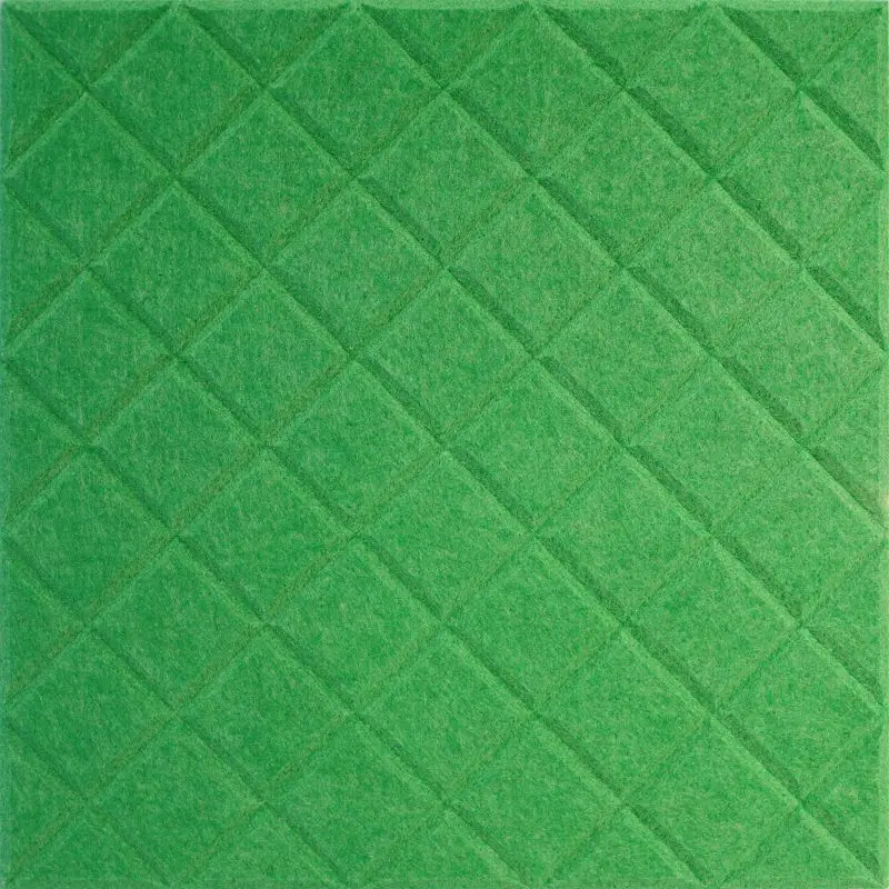 Customized 100% Polyester Fiber Decorative Acoustic Panels Zero Formaldehyde High Density
