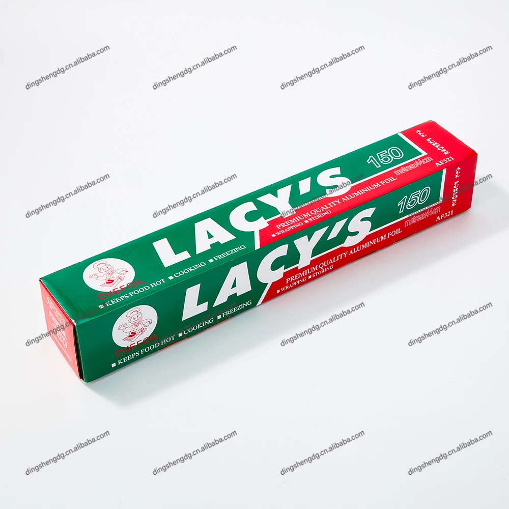 Hot Aluminum Foil Baking Foil 15 Microns Household Aluminum Foil 1000ft 12inch 200m