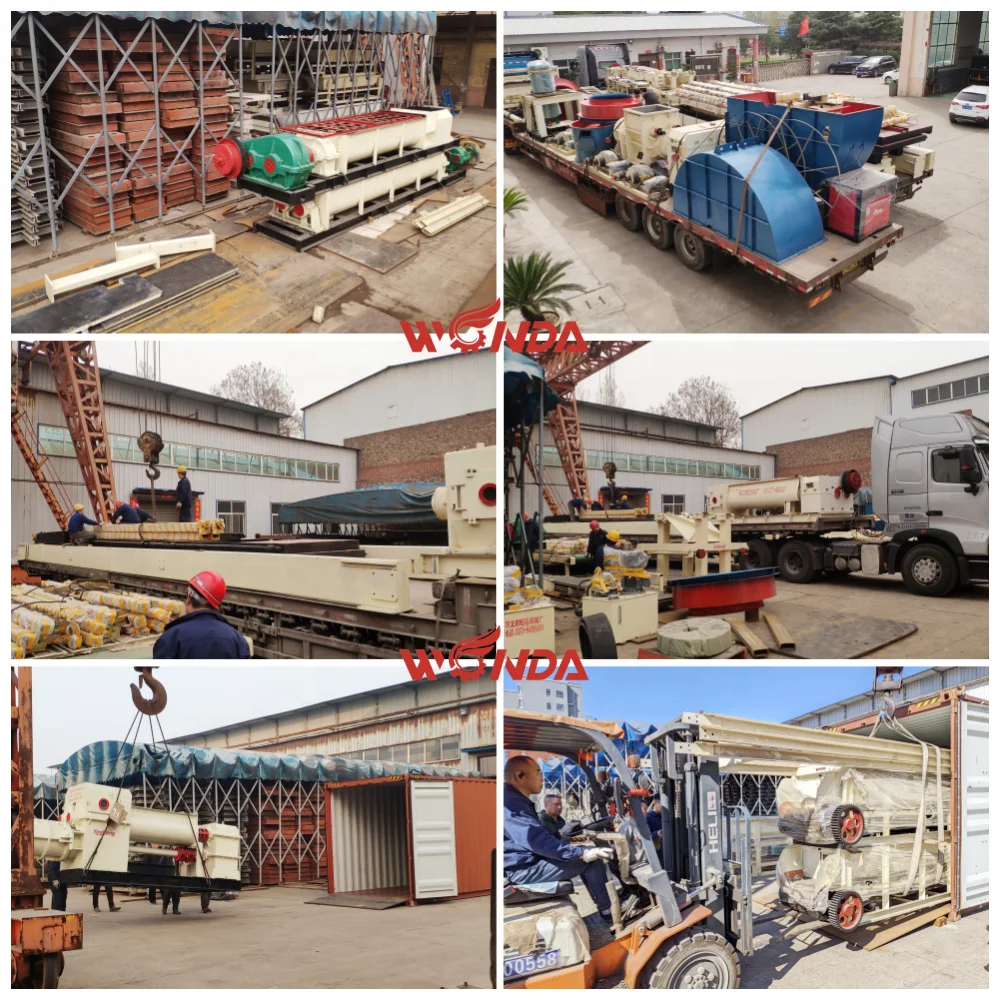 Low Price Block Machine Making Automatic Wall Tile Maker Earth Hollow Red Mud Clay Brick Making Machine