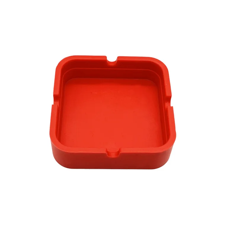 Unbreakable Silicone Square Cigar Ash Tray For Indoor and Outdoor