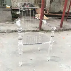 Amina Craft transparent acrylic dining chair acrylic chairs with fabric for wedding
