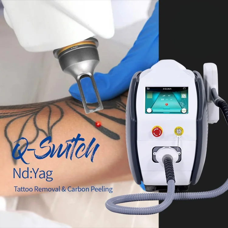2024 Most Popular CE Approved Q Switch Nd Yag Laser Tattoo Removal System Price