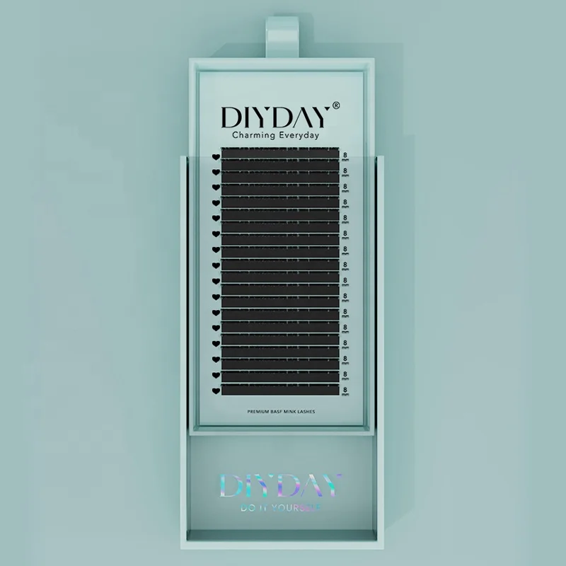 DIYDAY Individual Classic Lashes Premium PBT B C CC D DD Curl Private Label Mink False Eyelash Extensions