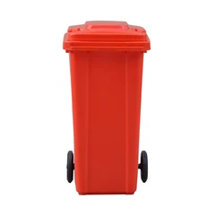 240 liter HDPE big size plastic wheeled outdoor dustbin/trash can/waste bin