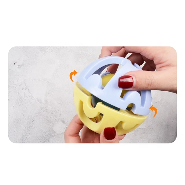 Soft Plastic Infant Appease Teether Toy Baby Grasp Training Perception Rattle Ball For Early Education