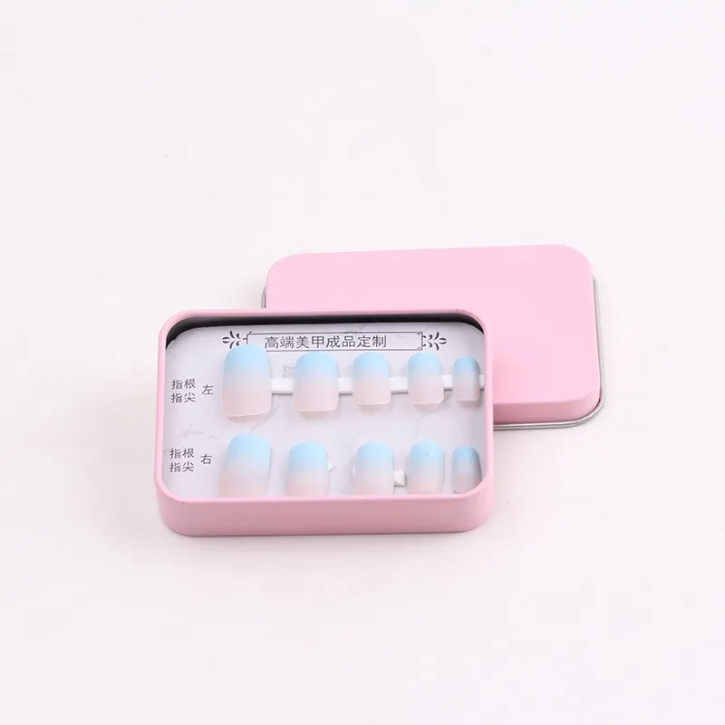 With Lid Metal Jewelry Box U Disk Metal Packaging Tin Box Key Chain Badge Small Rectangle