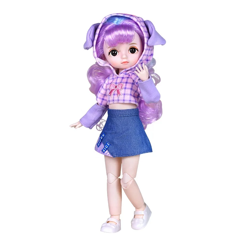 ICY DBS Plastic 11inch 1/6 SD Black bobeca bjd dolls 30cm for girls gift toys