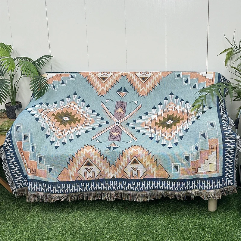 Home goods Bohemian tapestry blanket outdoor camping blanket custom picnic rug