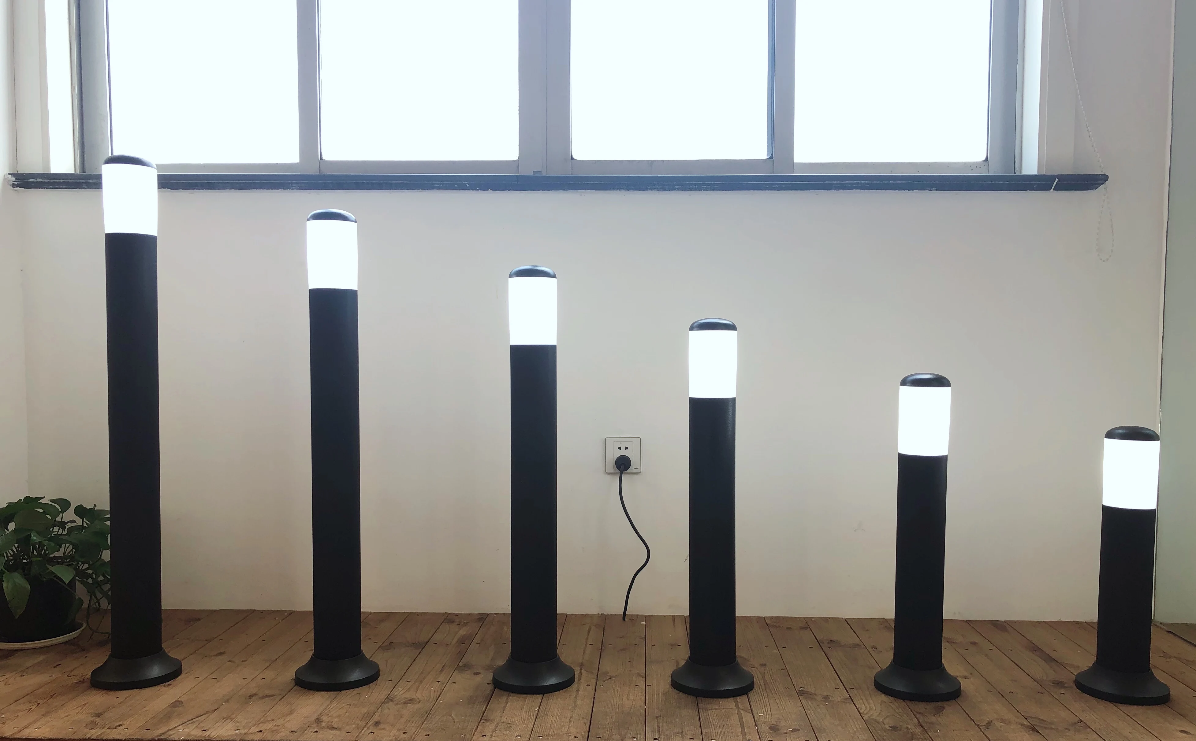  Светодиодный светильник PL5001 для газона водонепроницаемый столбик сада 50 см 12 Вт 18 IP54