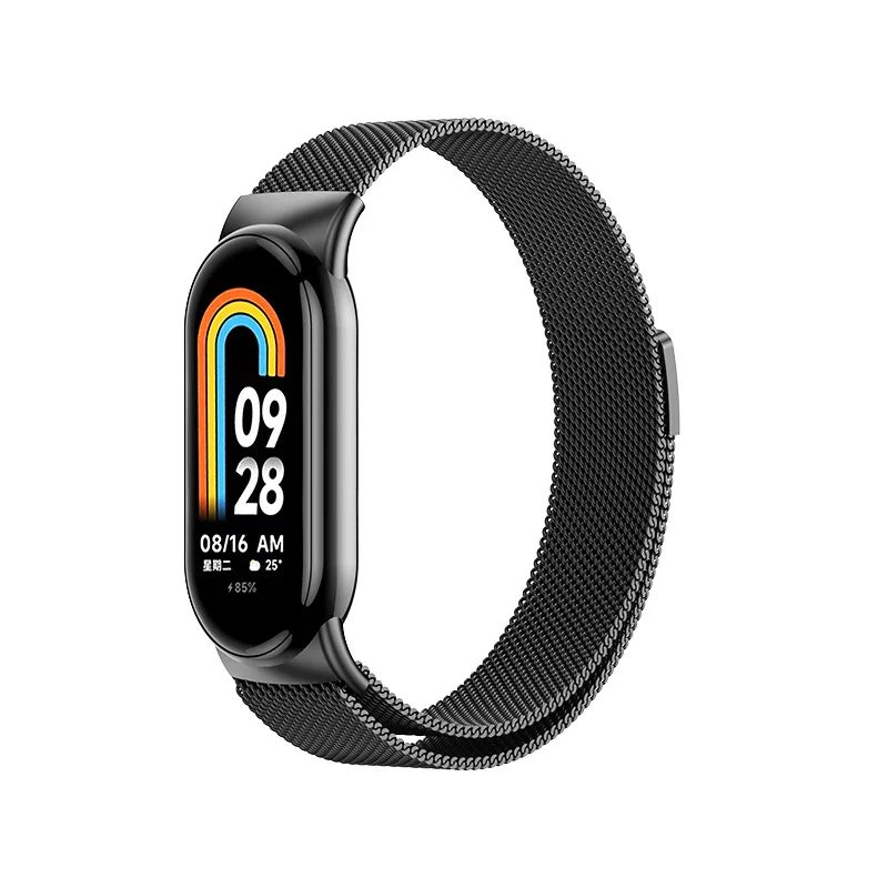 Strap For Xiaomi Mi Band 8 Smartwatch Replacement Wristband Metal Magnetic Bracelet for Mi Band 8 NFC Accessories