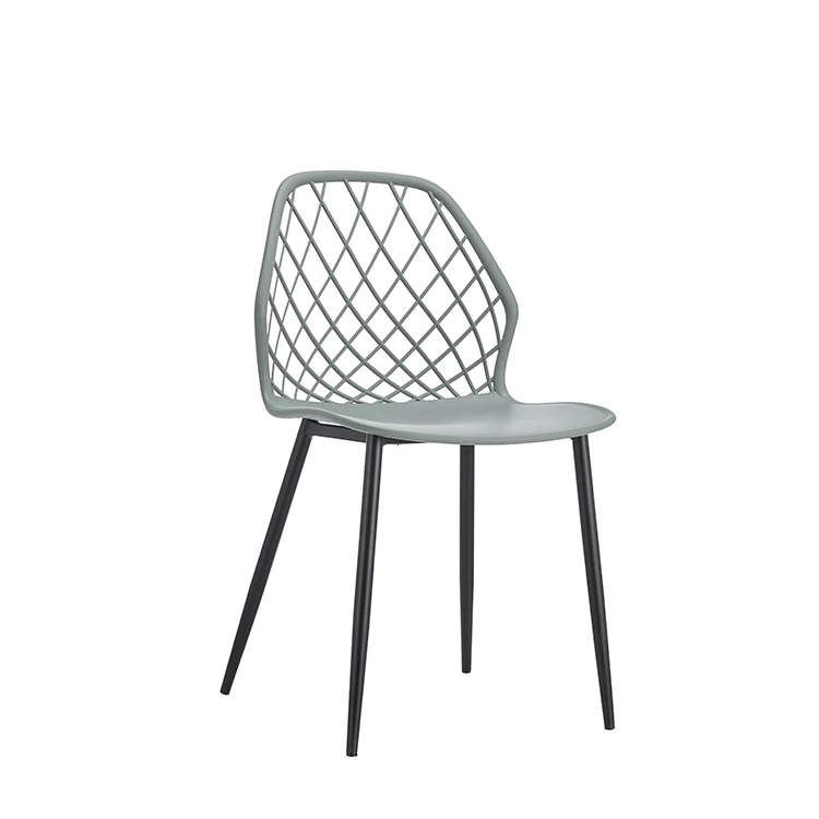 Forman Plastic Dining Chair Tavolo Pranzo Scandinavian Design Modern Home Furniture Chairs Dinning With Geometrical Back