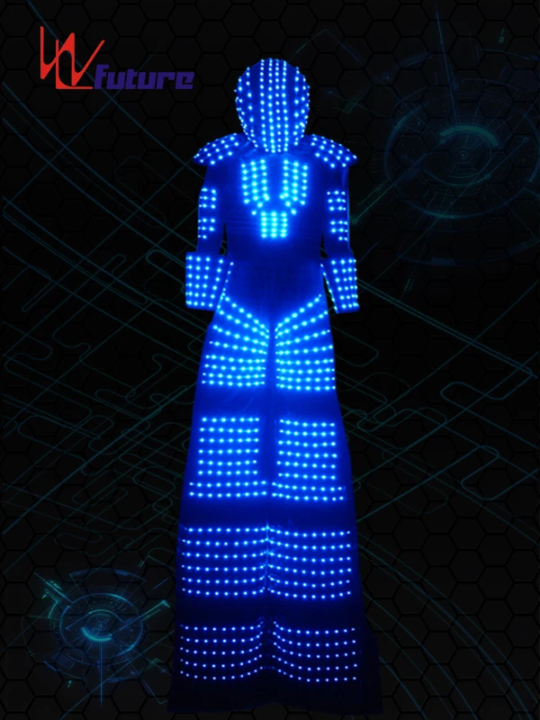  Software Control Robot Co2 led costume giant LED stilt walker for circus stage performance Led