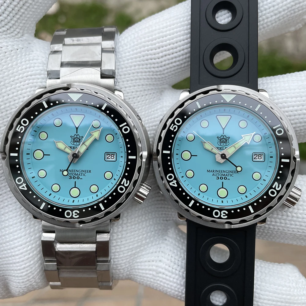 Turquoise Dial ! SD1975 STEELDIVE 316L Stainless steel Sterile Tuna Japanese NH35A automatic 30ATM Diver Diving Watch