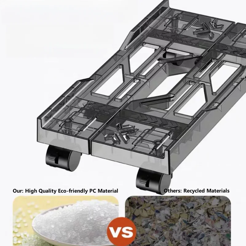 CPU Holder Under Desk Adjustable Computer Tower Stand 9 to 11.8 inch Wide Mobile PC Stand for Most Towers