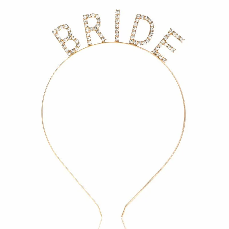 New Bachelorette Party Bride To Be Ceremonial With Headband Set Rose Gold Powder Cloth Ceremonial With Crown