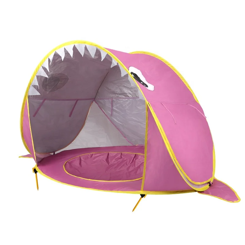 Baby Beach Tent Uv-protecting Sunshelter with a Pool Baby Kids Beach Tent Pop up Portable Shade Pool UV Protection Sun Shelter