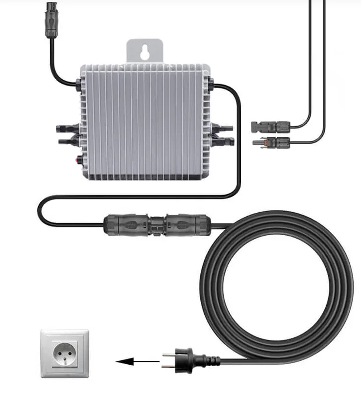 High Quality Ip68 Waterproof Dustproof Micro Inverter Wiring Harness Easy-To-Connect Power Cables For Solar Panel Micro Inverter