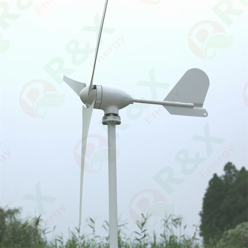 500W 600W 800W 1000W Small Home Wind Turbine Generator Portable Wind Generator For Boat Corrosion Resistance